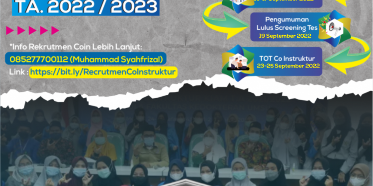 Perekrutan Co Instruktur KIAM 2022/2023
