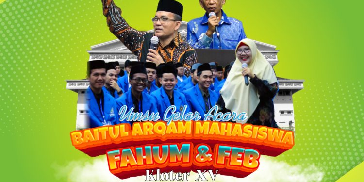 UMSU Gelar Acara Baitul Arqam Mahasiswa Kloter XV Fakultas Hukum dan Fakultas Ekonomi dan Bisnis